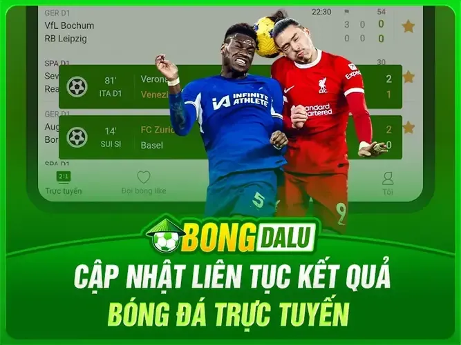 bongdalu cập nhật từng phút kết quả bóng đá trực tuyến