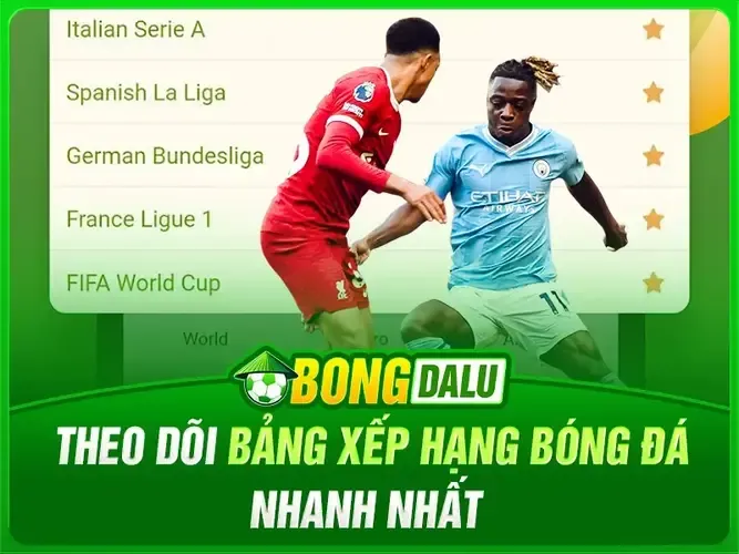 bongdalu cung cấp một tính năng quan trọng cho người dùng về bảng xếp hạng