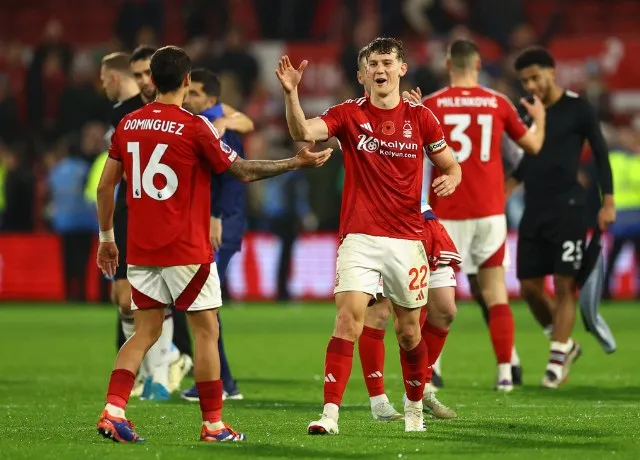 Nottingham thể hiện phong độ ấn tượng và ổn định với chuỗi trận thắng liên tiếp