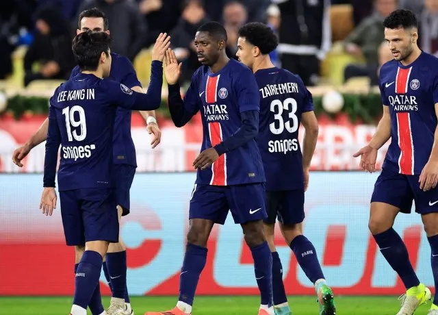 Trận đấu giữa Paris Saint-Germain (PSG) và Monaco tại vòng 16 Ligue 1