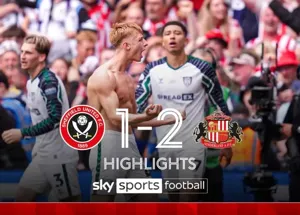 Sunderland ngược dòng 2-1 trước Sheffield giành quyền thăng hạng Premier League 