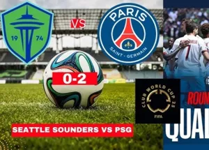 PSG dẫn đầu bảng B sau khi đánh bại Seattle Sounders tỷ số 2-0
