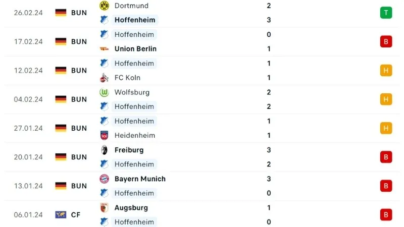 Hoffenheim - Bremen