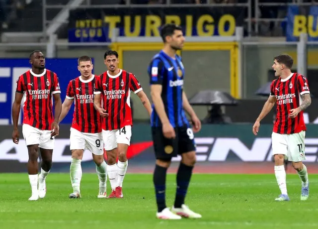 Trận bán kết lượt về Coppa Italia giữa AC Milan và Inter