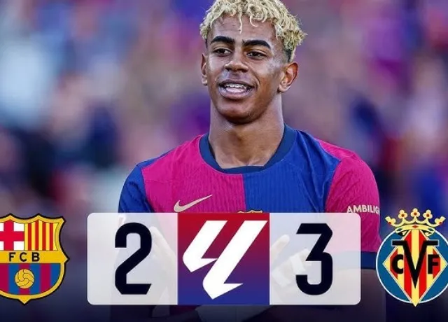Barca bất ngờ để thua Villarreal với tỷ số 2-3