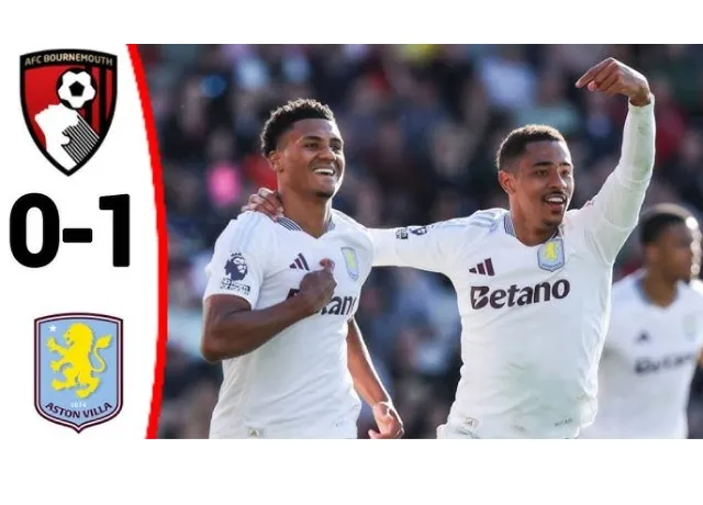 Aston Villa có 3 điểm quý giá trước Bournemouth áp sát top dự C1 mùa sau