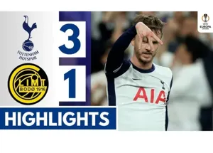 Tottenham đặt 1 chân vào trận chung kết khi đánh bại Bodo Glimt 3-1