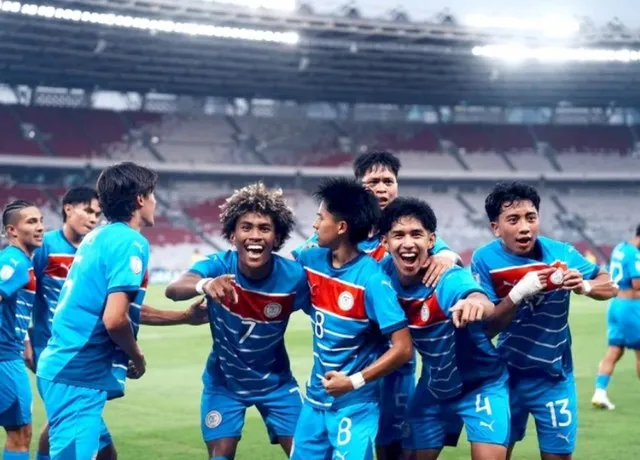 U23 Philippines xếp vị trí nhì bảng sau chiến thắng 2-0 trước U23 Brunei