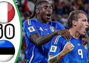 Italia vùi dập Estonia 5 bàn không gỡ