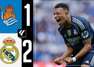 Real Madrid có 3 điểm vất vả trên sân khách Real Sociedad
