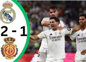 Real thắng nhọc nhằn Mallorca tỷ số 2-1 phút bù giờ